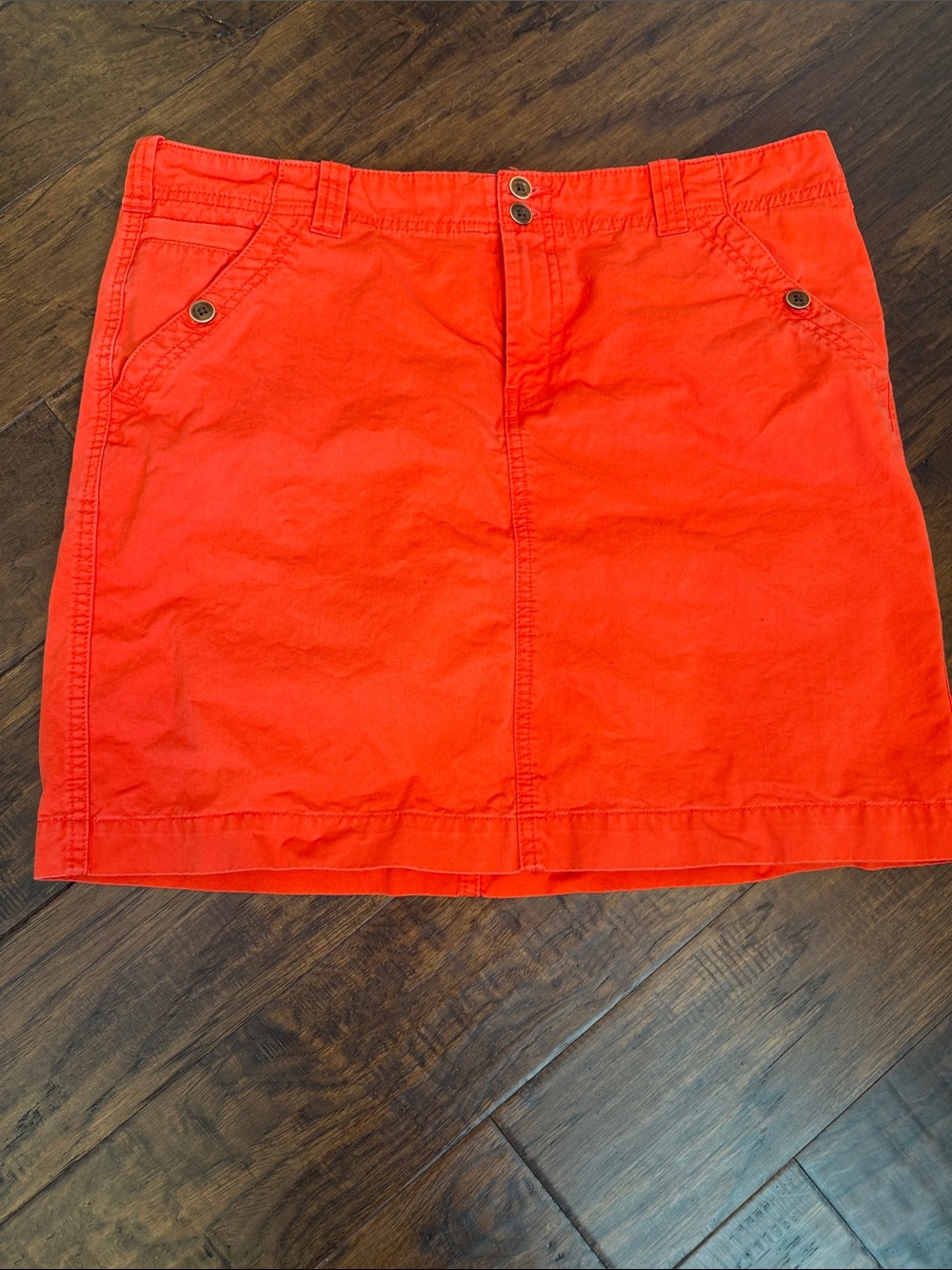 Women’s orange Casual Mini Skirt